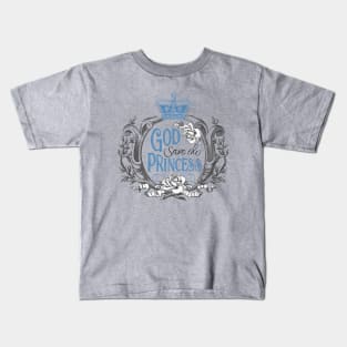 God Save the Princess of Wales Vintage Crown Kids T-Shirt